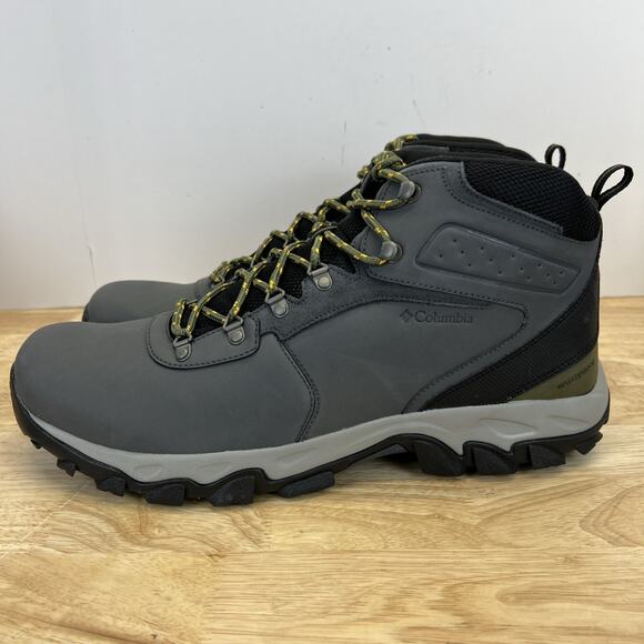 Columbia Newton Ridge Plus II Boots Graphite/Black Hiking Trail Mens Size 17 main image 13